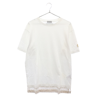 ディオール(Dior)のDIOR ディオール 19SS オブリーク レイヤード クルーネック 半袖Tシャツ ホワイト 923J631W8541(Tシャツ/カットソー(半袖/袖なし))