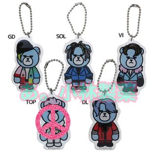 ビッグバン(BIGBANG)の⚛️BIGBANG KRUNK アクリルダイカットキーチェーン 4個セット(K-POP/アジア)