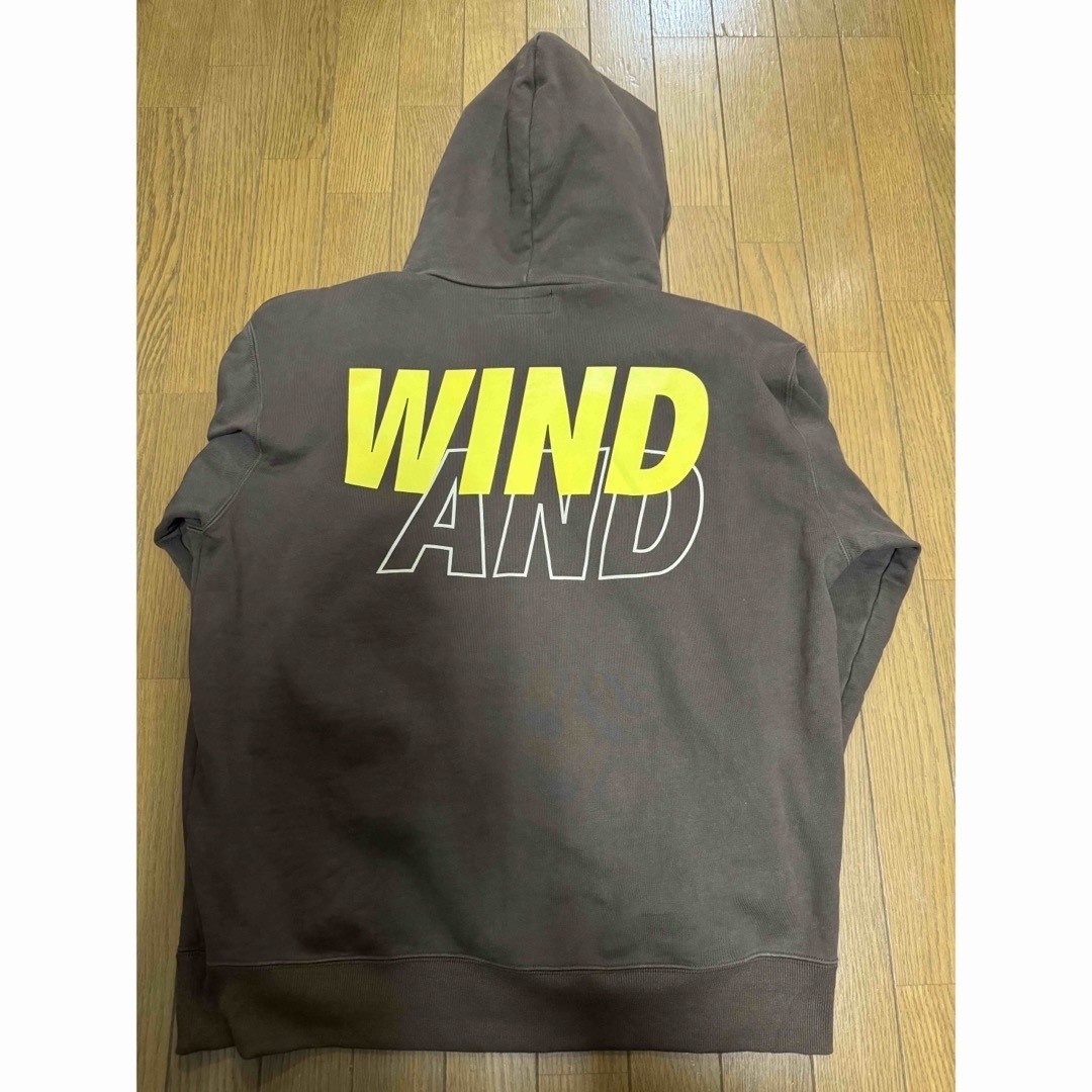 WIND AND SEA(ウィンダンシー)のwind and sea ウィンダンシー パーカー フーディ ブラウン xl メンズのトップス(パーカー)の商品写真