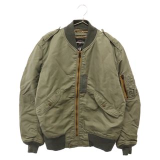 A BATHING APE アベイシングエイプ ×REAL McCOYS×リアルマッコイズ TALON ジッパー フライト MA-1 ジャケット カーキ