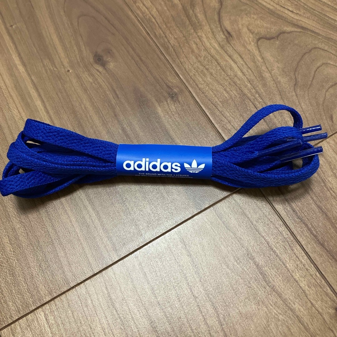 adidas(アディダス)のadidas 靴紐　ブルー メンズの靴/シューズ(その他)の商品写真