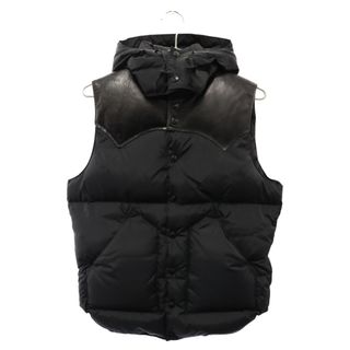 ROCKY MOUNTAIN ロッキーマウンテン ×HYSTERIC GLAMOUR Down Vest ヒステリックグラマー ダウンベスト ブラック 0204AV03(ダウンベスト)