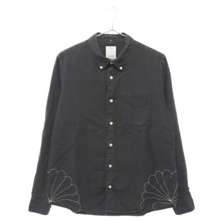 ヴィスヴィム(VISVIM)のVISVIM ヴィスヴィム 16SS LUNGTA B.D. SASHIKO L/S 長袖シャツ ネイビー 0116305011005(シャツ)