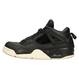 ナイキ(NIKE)のNIKE ナイキ AIR JORDAN 4 PREMIUM PINNACLE PONY HAIR ナイキ エアジョーダン 4 レトロ プレミアム ピナクル ポニーヘア ローカットスニーカー 819139-010 ブラック(スニーカー)