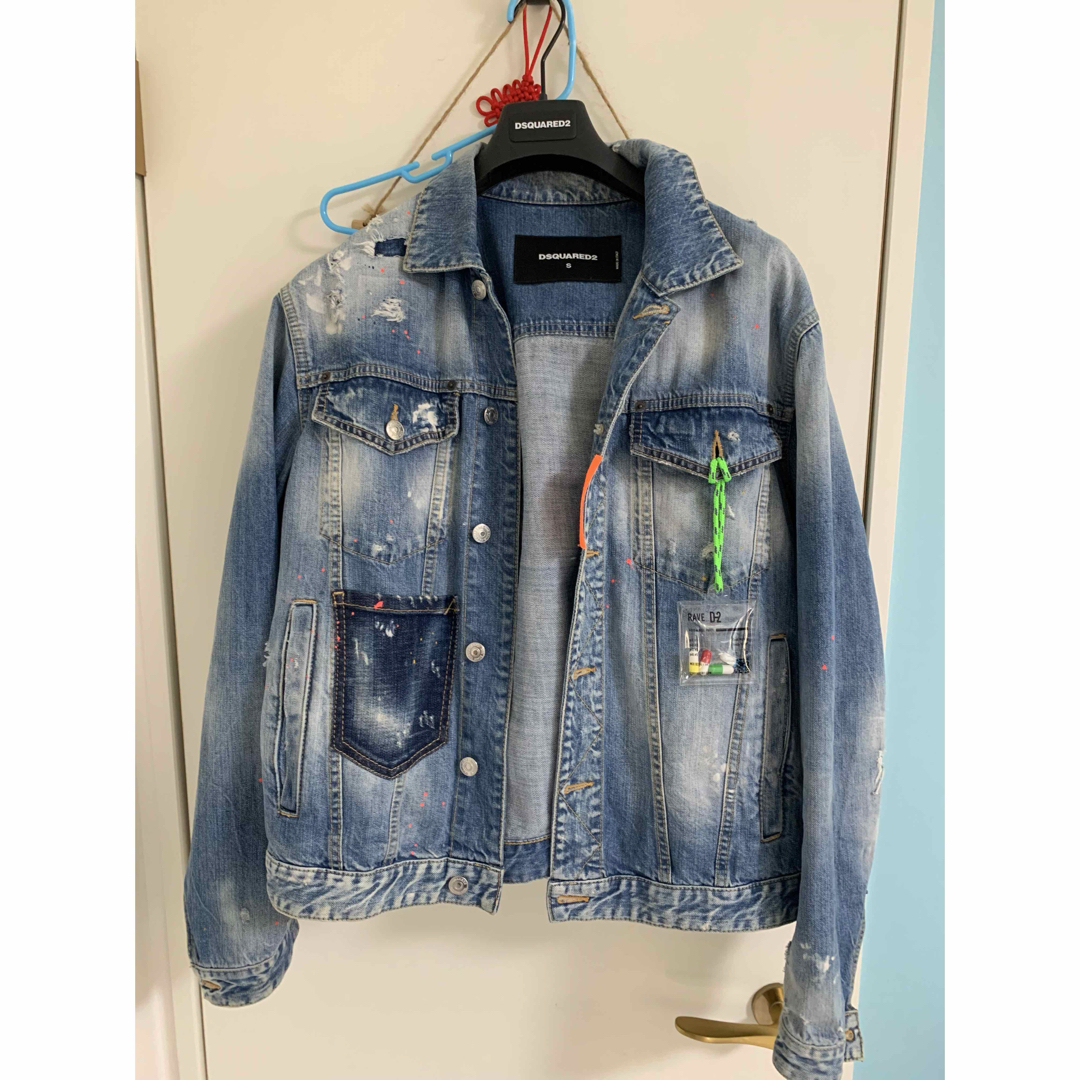 Dsquared2 悩ましい ディースクエアード OVER JEAN JACKET Dsquared2 悩ましい ディースクエアード OVER JEAN JACKET
