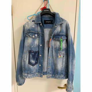 ディースクエアード(DSQUARED2)のDSQUARED2 RAVE ON OVER DENIM JACKET(Gジャン/デニムジャケット)