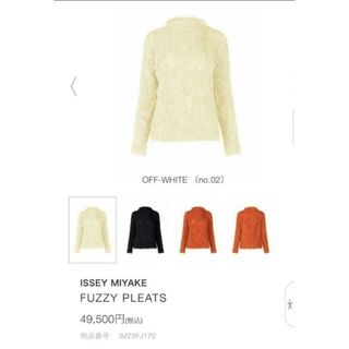 イッセイミヤケ(ISSEY MIYAKE)の美品　イッセイミヤケ　ISSEY MIYAKE　シャギーニット　セーター(ニット/セーター)