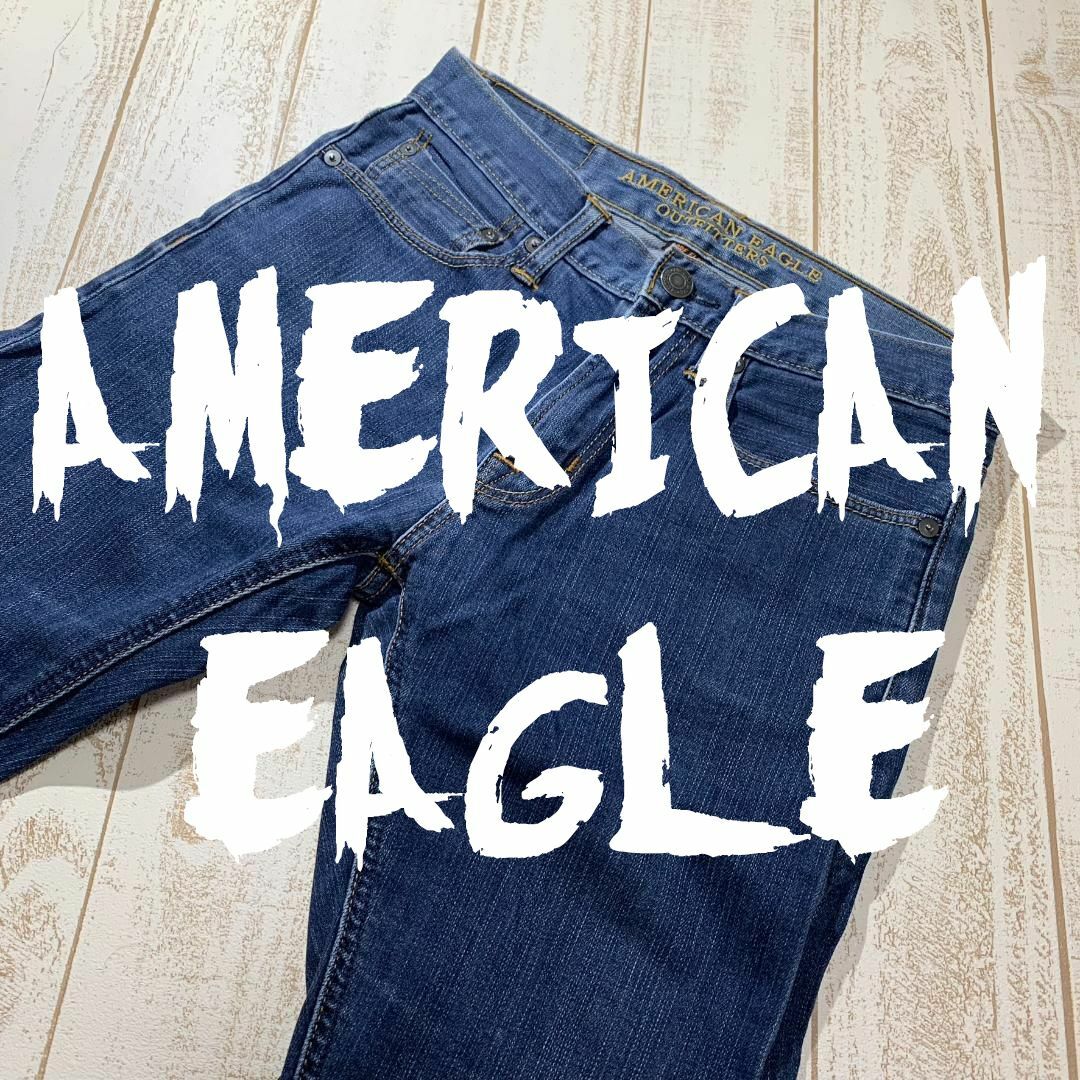 American Eagle(アメリカンイーグル)の【AMERICAN EAGLE】アメリカンイーグル アンクルデニム SLIM メンズのパンツ(デニム/ジーンズ)の商品写真