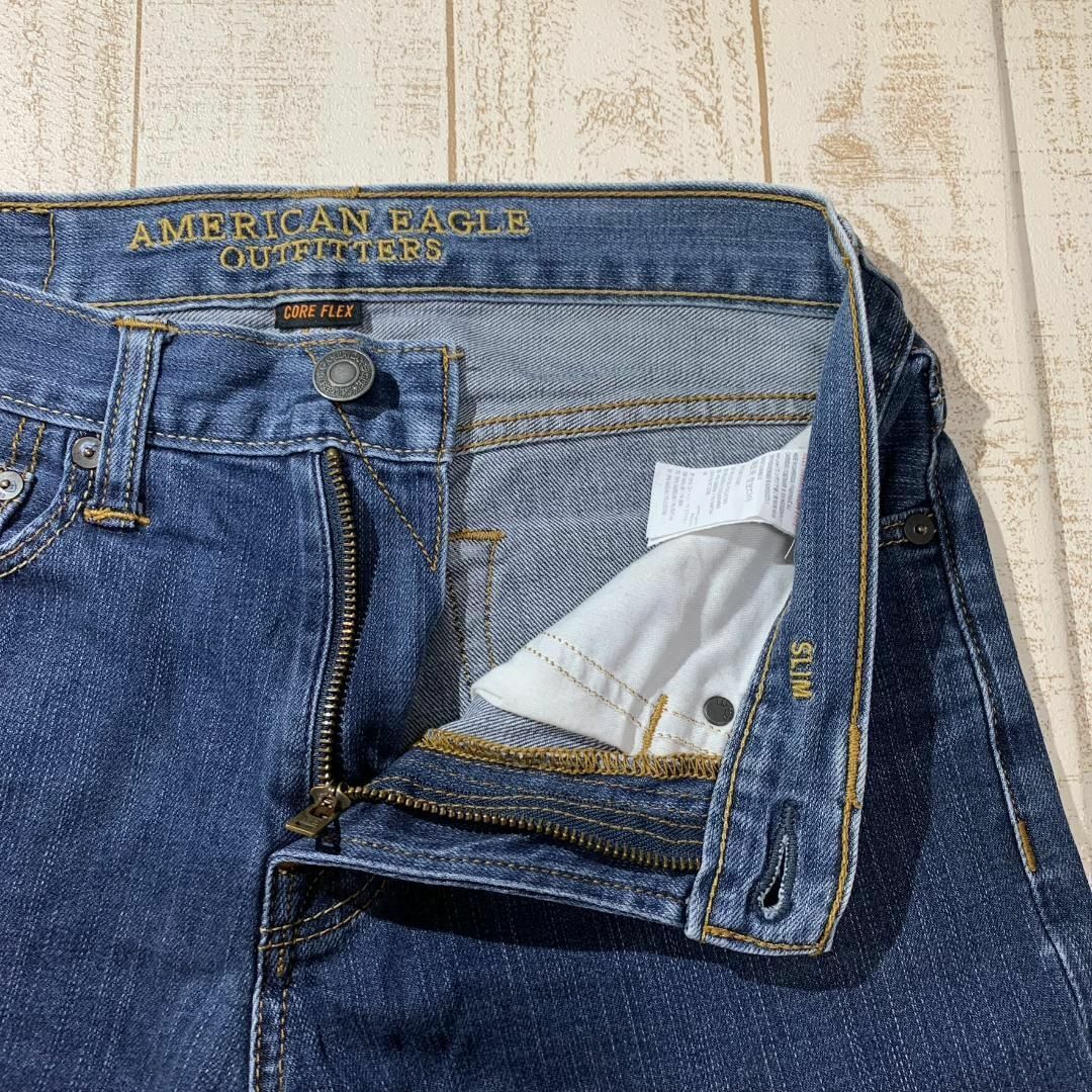 American Eagle(アメリカンイーグル)の【AMERICAN EAGLE】アメリカンイーグル アンクルデニム SLIM メンズのパンツ(デニム/ジーンズ)の商品写真