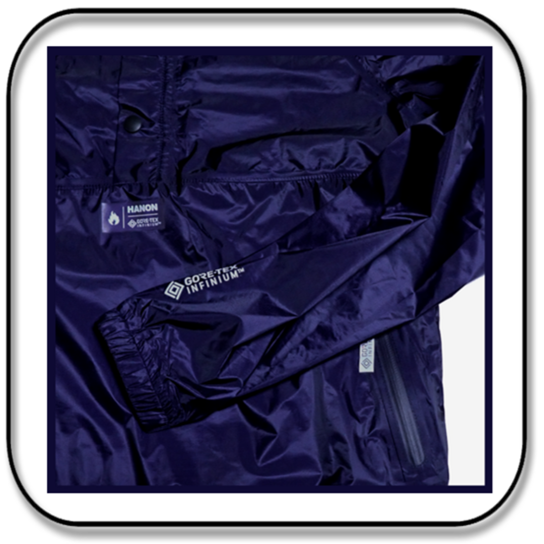 ハノン　ゴアテックス インフィニアム　ハーフジップ ジャケット　UK-S メンズのジャケット/アウター(ナイロンジャケット)の商品写真