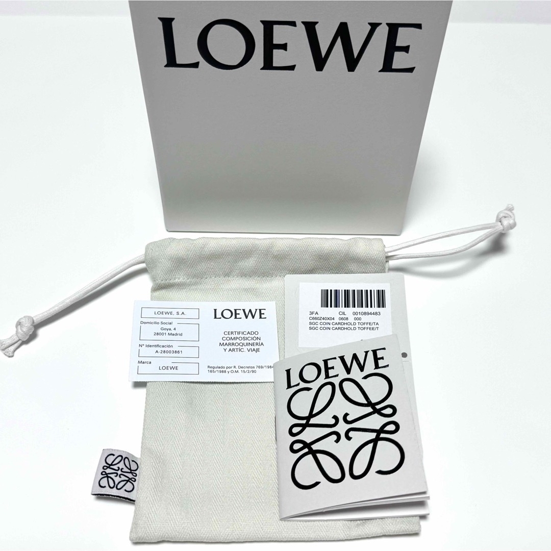 LOEWE(ロエベ)のロエベ ソフトグレインカーフ コインカードホルダー カードケース コインケース レディースのファッション小物(コインケース)の商品写真