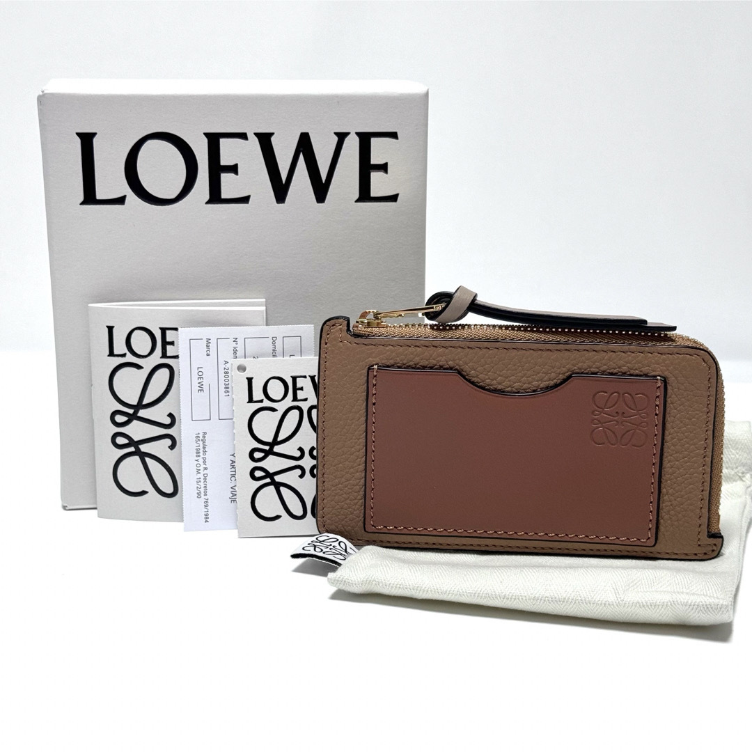 LOEWE(ロエベ)のロエベ ソフトグレインカーフ コインカードホルダー カードケース コインケース レディースのファッション小物(コインケース)の商品写真