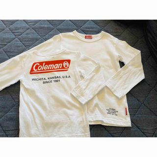 コールマン(Coleman)のColeman キッズ　ロンT 白　130(Tシャツ/カットソー)