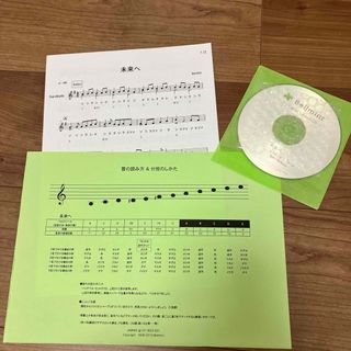 未来へ　楽譜　CD ハンドベル(ハンドベル)