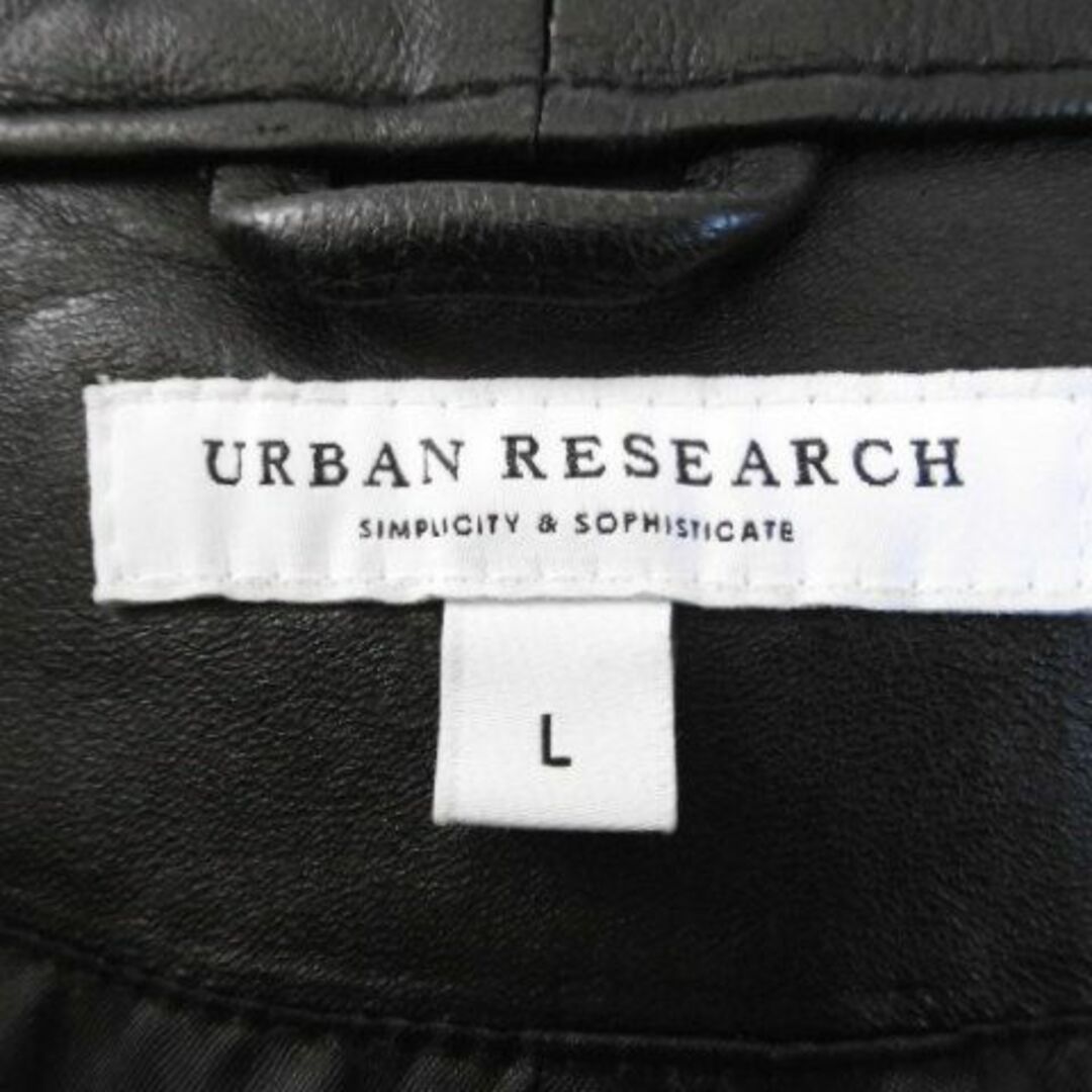 URBAN RESEARCH(アーバンリサーチ)のURBAN RESEARCH　羊革 ライダースジャケット メンズのジャケット/アウター(レザージャケット)の商品写真