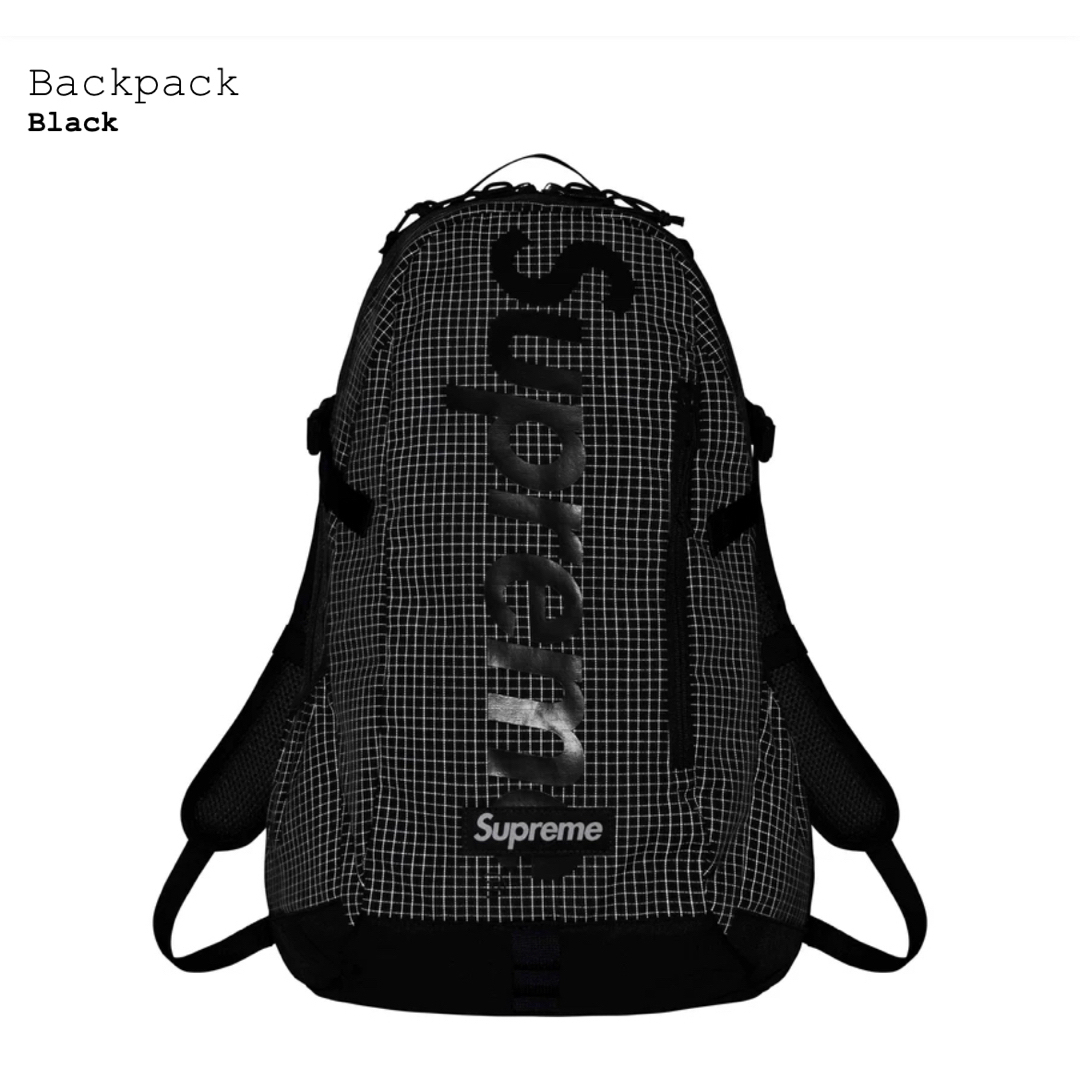 完全オーダー Supreme 2024SS Backpack Black - バッグ
