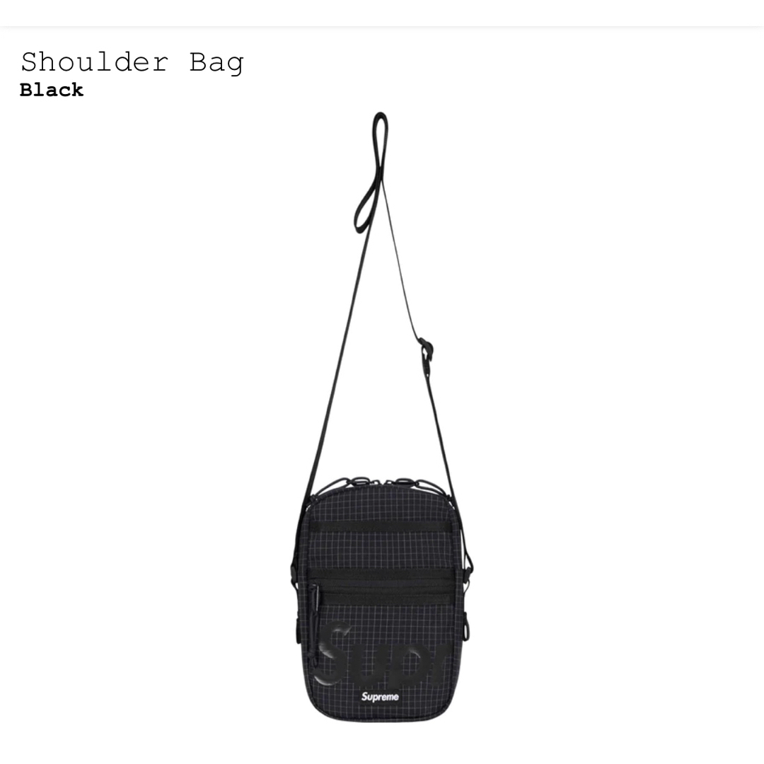 Supreme(シュプリーム)のSupreme 2024SS Shoulder Bag Black メンズのバッグ(ショルダーバッグ)の商品写真