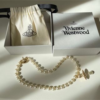 ヴィヴィアンウエストウッド(Vivienne Westwood)の〈新品〉vivienne westwood ONE ROW PEARL DROP(ネックレス)