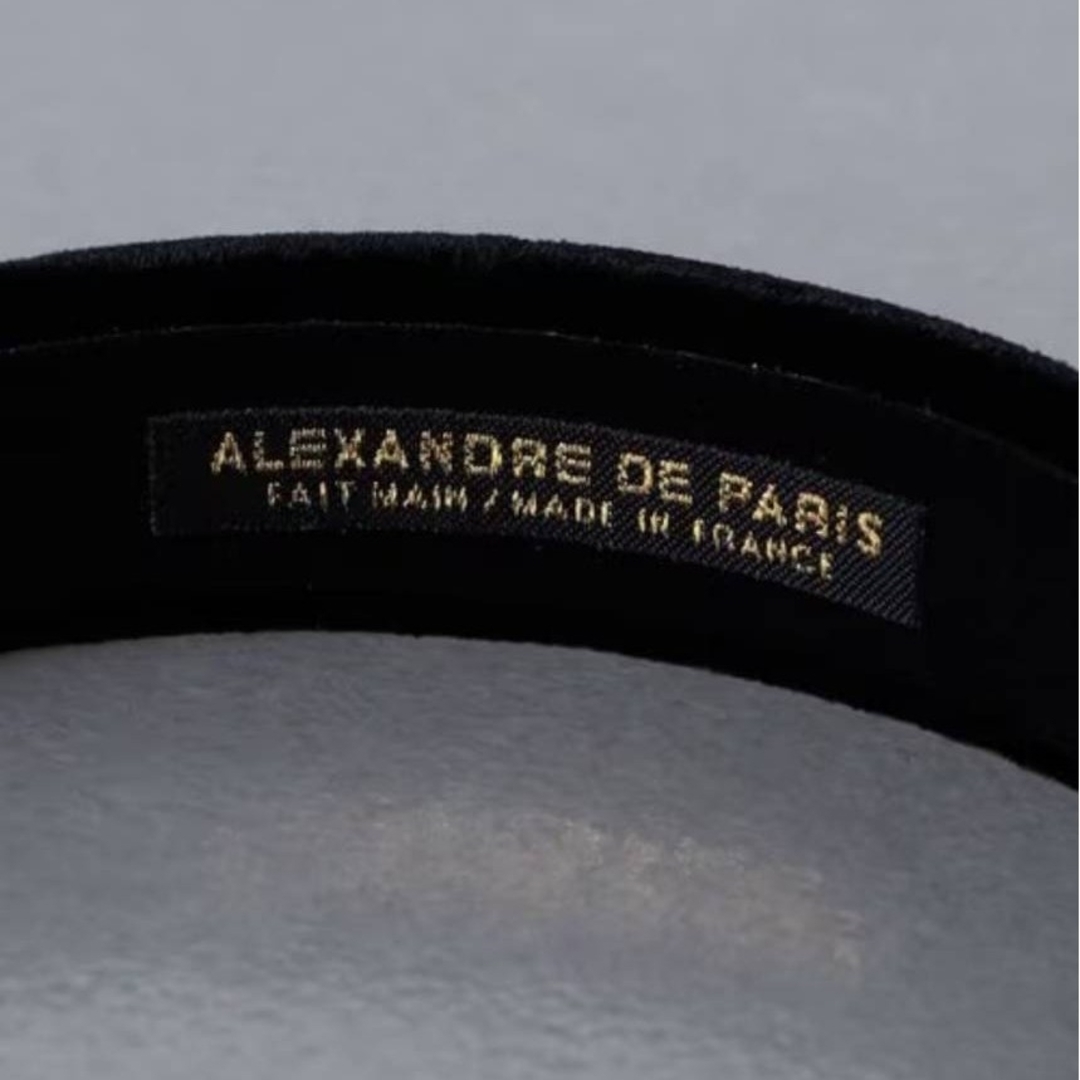 Alexandre de Paris(アレクサンドルドゥパリ)の新品☆＜ALEXANDRE DE PARIS＞VELOUR ワイドヘッドバンド レディースのヘアアクセサリー(カチューシャ)の商品写真