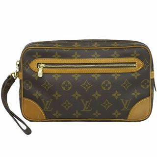 ルイヴィトン(LOUIS VUITTON)の本物 ルイヴィトン LOUIS VUITTON LV マルリードラゴンヌ モノグラム クラッチバッグ セカンドバッグ ブラウン M51825 Marly Dragonne ビトン バッグ 中古	(クラッチバッグ)