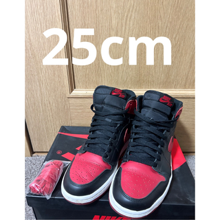 ジョーダン(Jordan Brand（NIKE）)のAIR JORDAN 1 RETRO HIGH OG "BRED"（2013） (スニーカー)