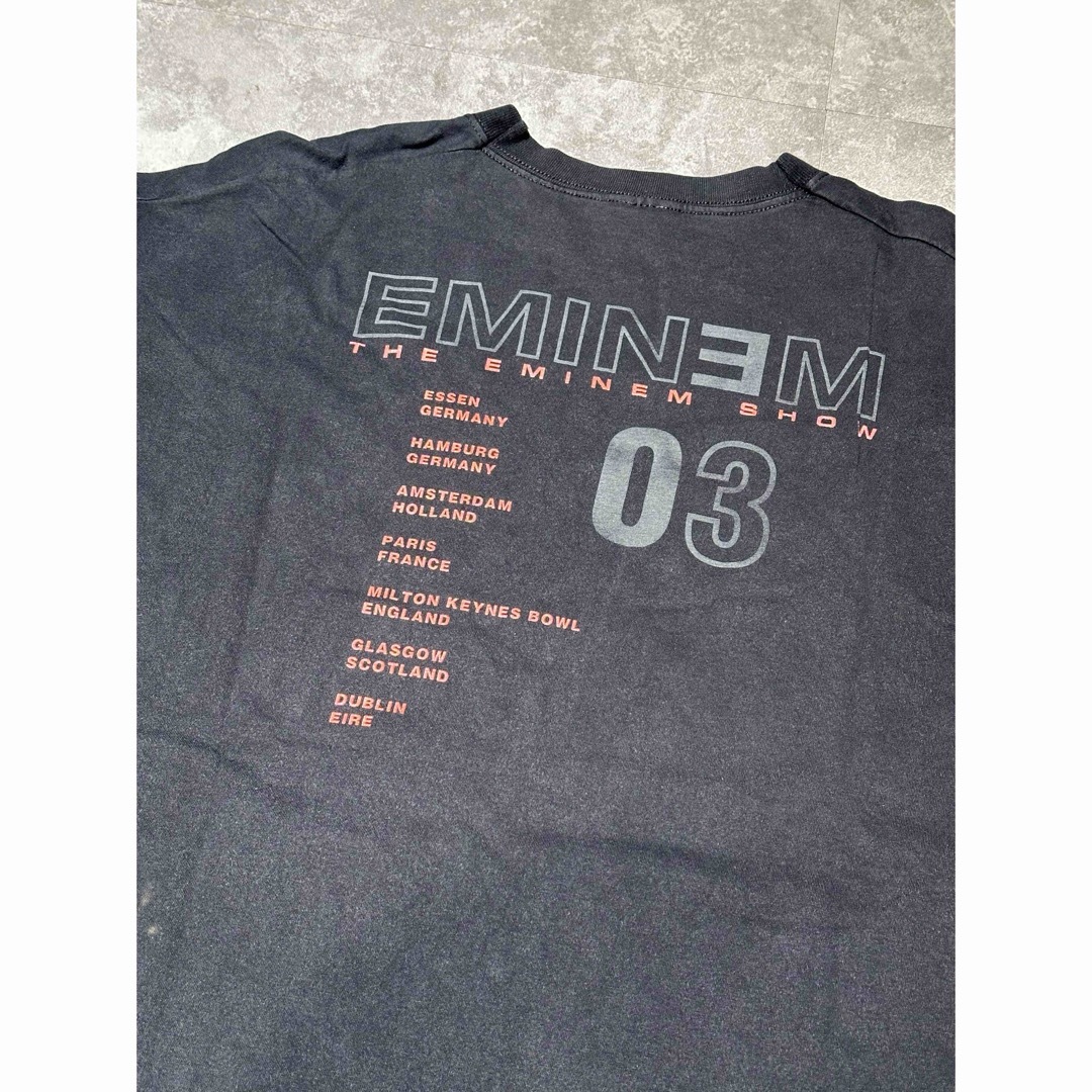 激レアEMINEM THE EMINEM SHOW 2003  XL メンズのトップス(Tシャツ/カットソー(半袖/袖なし))の商品写真
