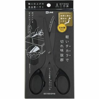 クツワ(Kutsuwa) はさみ 二刀派ハサミ ブラック SS119BK(日用品/生活雑貨)