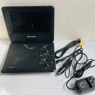 7インチ　DVDプレーヤー　ワイヤレス　美品　シガーソケット(DVDプレーヤー)