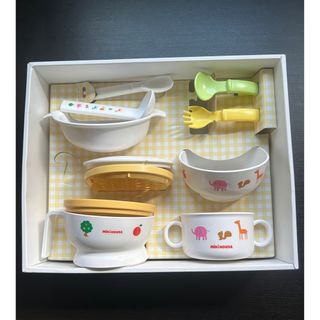 ミキハウス(mikihouse)の【全て揃ってます】ミキハウス　テーブルウェアセット(離乳食器セット)