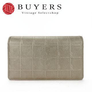 シャネル(CHANEL)の【中古】 シャネル 長財布 ニュートラベルライン ジャガードナイロン レザー ゴールド - 二つ折り 11番台 レディース 女性 CHANEL(財布)