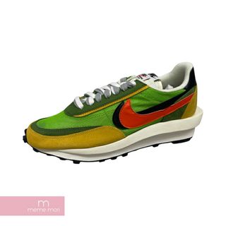 ナイキ(NIKE)のNIKE×SACAI 2019SS LDWAFFLE BV0073-300 ナイキ×サカイ LDワッフル ローカットスニーカー グリーン×イエロー サイズUS10.5(28.5cm)【240223】【新古品】【me04】(スニーカー)