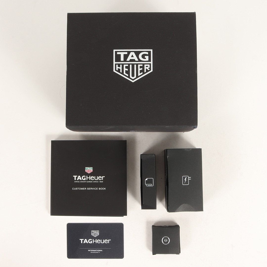 TAG Heuer(タグホイヤー)のTAG HEUER タグ ホイヤー 2020年第3世代モデル ステンレス スティール スマートウォッチ TAG HEUER CONNECTED SBG8A10.BT6219 タグ・ホイヤー コネクテッド Wear OS by Google ブラック シルバー 【メンズ】【中古】【美品】 メンズの時計(その他)の商品写真