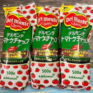 キッコーマン(キッコーマン)の値下げ不可　キッコーマン　デルモンテ　トマトケチャップ　500g 3個セット(調味料)