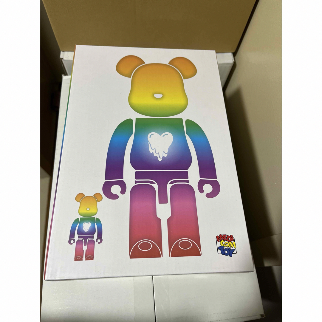 BE@RBRICK(ベアブリック)のBE@RBRICK Emotionally 100% & 400% ハンドメイドのおもちゃ(フィギュア)の商品写真