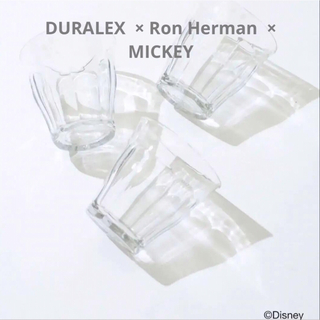 ロンハーマン(Ron Herman)のロンハーマン別注★DURALEXミッキー スタッキンググラス3個 set(グラス/カップ)