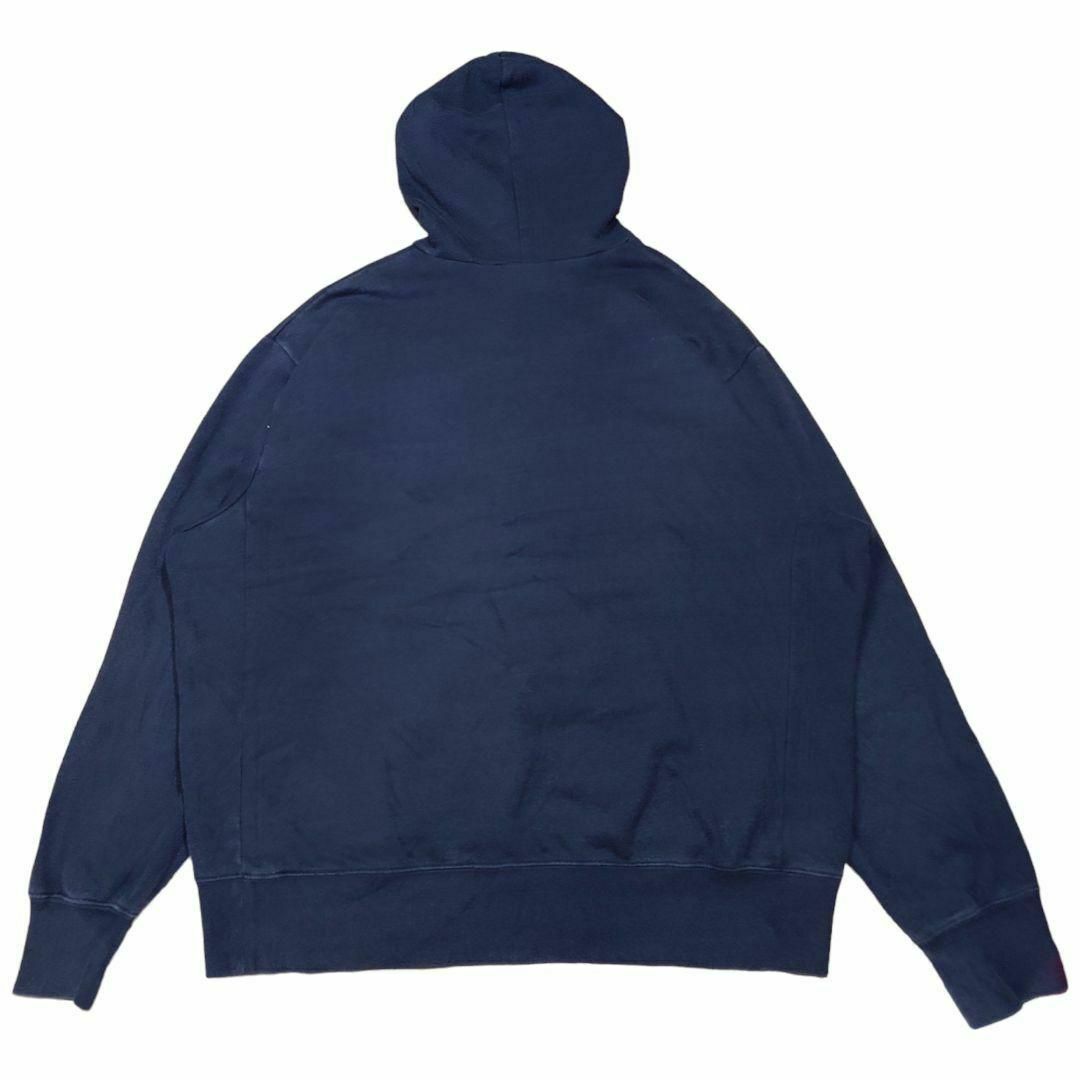 NIKE - 90s NIKEレイカーズビッグロゴ刺繍センタースウォッシュ NIKE - 90s NIKEレイカーズビッグロゴ刺繍センタースウォッシュ