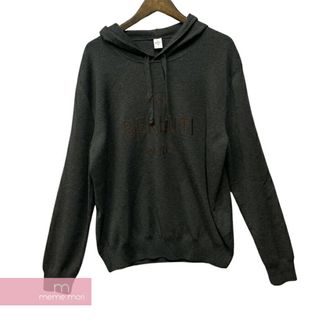 ベルルッティ(Berluti)のBerluti 2022AW Logo Knit Hoodie R23KHL108YWBS ベルルッティ ロゴニットフーディ パーカー ロゴパッチ ダークグレー サイズXL 【240124】【中古-B】【me04】(パーカー)