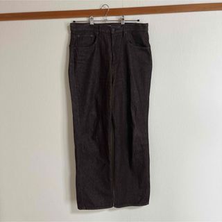 オーラリー(AURALEE)のAURALEE　 HARD TWIST DENIM 5P PANTS ブラウン(デニム/ジーンズ)