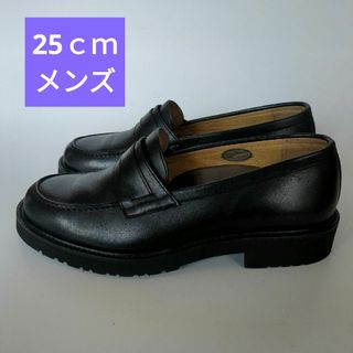 ルドルフヴァレンチノ(Rudolph Valentino)の[美品】Valentino ビジネスシューズブラック25EEE(ドレス/ビジネス)