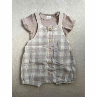 エイチアンドエム(H&M)のH&Mベビーサロペット&Tシャツ(ロンパース)