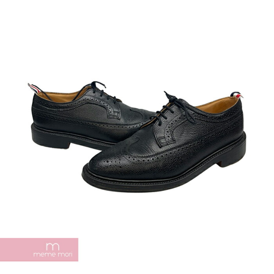 THOM BROWNE(トムブラウン)のTHOM BROWNE Wing Tip Shoes トムブラウン ウィングチップシューズ レザーシューズ コードバン 革靴 ブラック サイズUS9(27cm)【240223】【中古-C】【me04】 メンズの靴/シューズ(ドレス/ビジネス)の商品写真