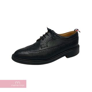 トムブラウン(THOM BROWNE)のTHOM BROWNE Wing Tip Shoes トムブラウン ウィングチップシューズ レザーシューズ コードバン 革靴 ブラック サイズUS9(27cm)【240223】【中古-C】【me04】(ドレス/ビジネス)