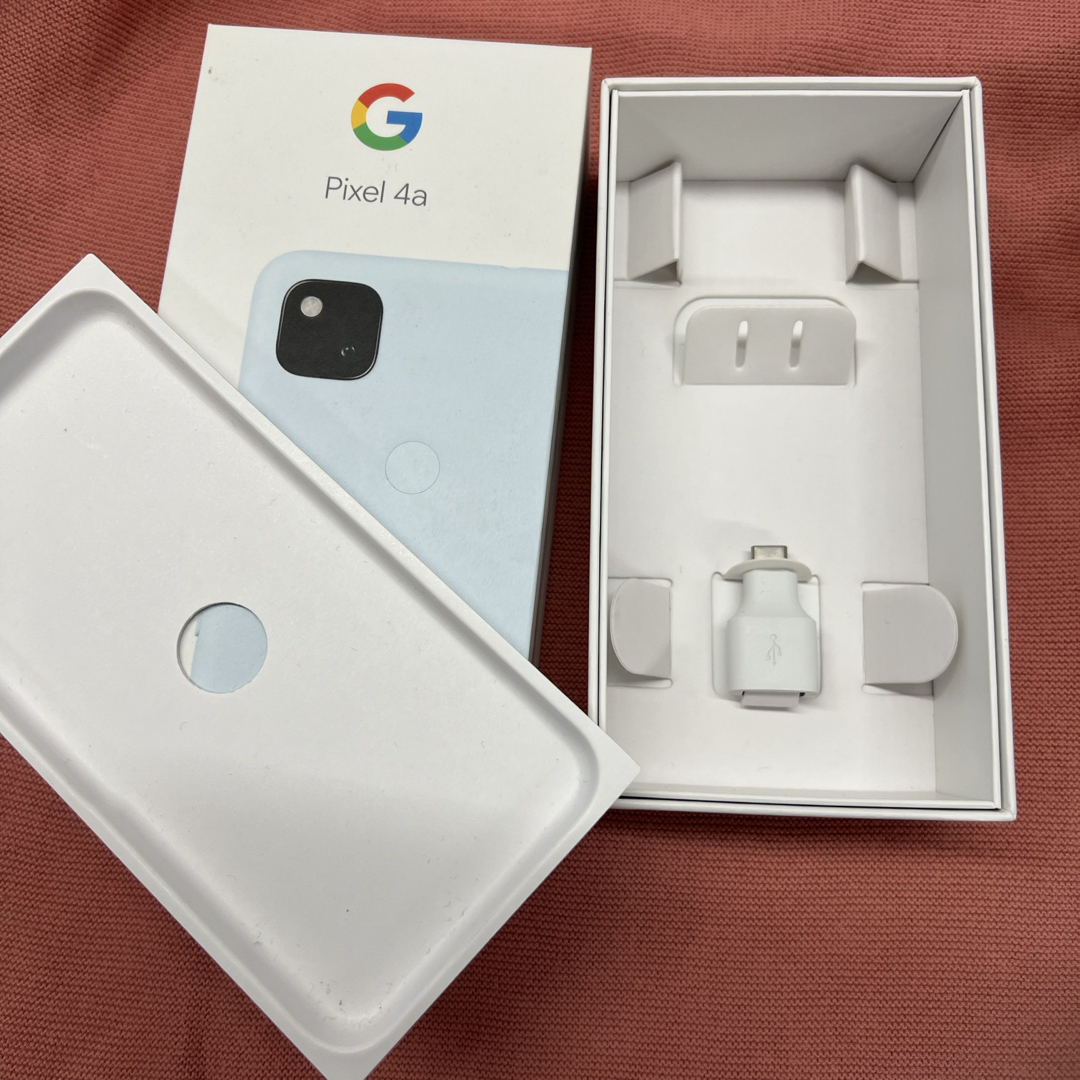 Google Pixel(グーグルピクセル)の専用★ Google Pixel 4a 128GB Barely Blue 中古 スマホ/家電/カメラのスマートフォン/携帯電話(スマートフォン本体)の商品写真