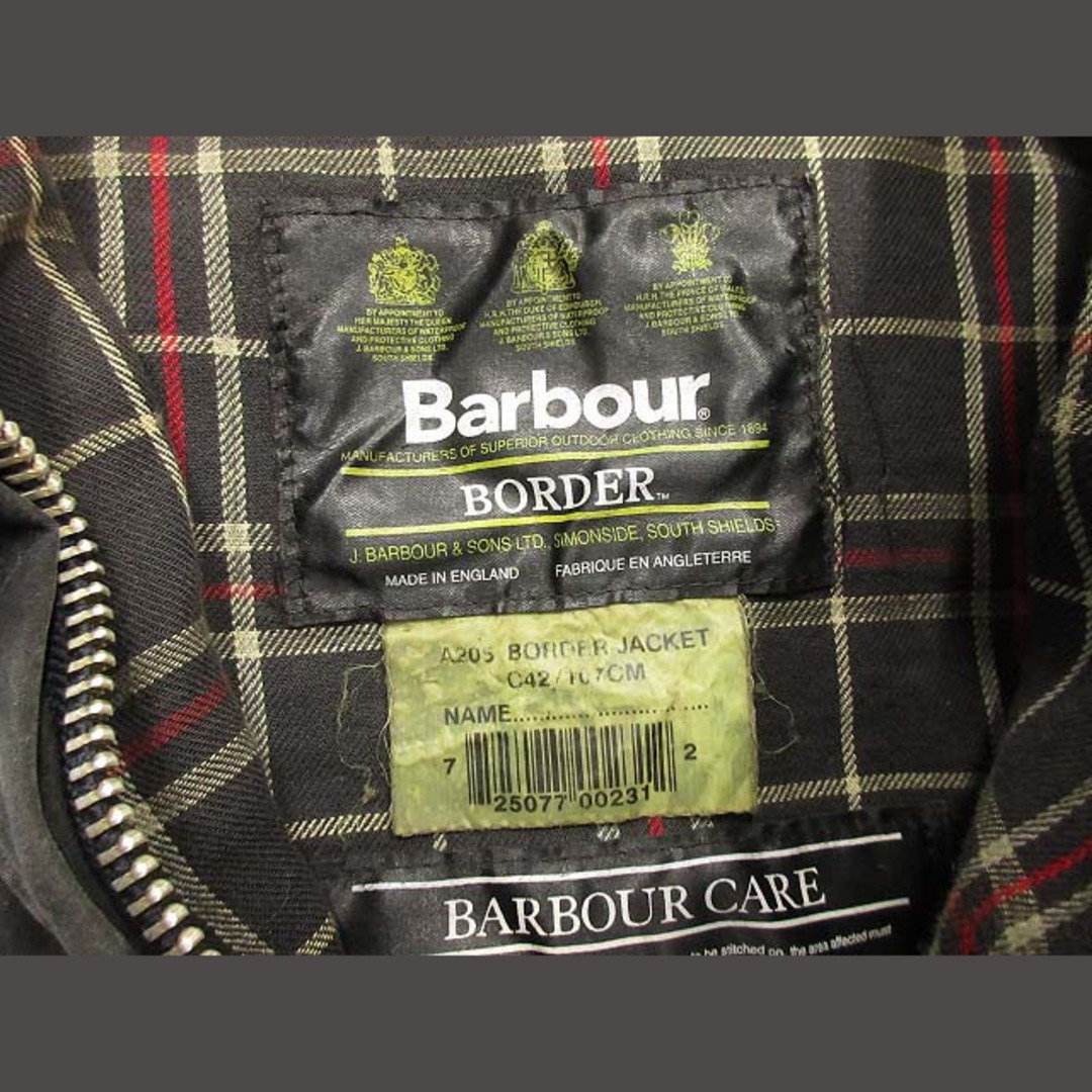 Barbour(バーブァー)のバブアー Barbour ボーダー BORDER オイルドジャケット C42 メンズのジャケット/アウター(ブルゾン)の商品写真