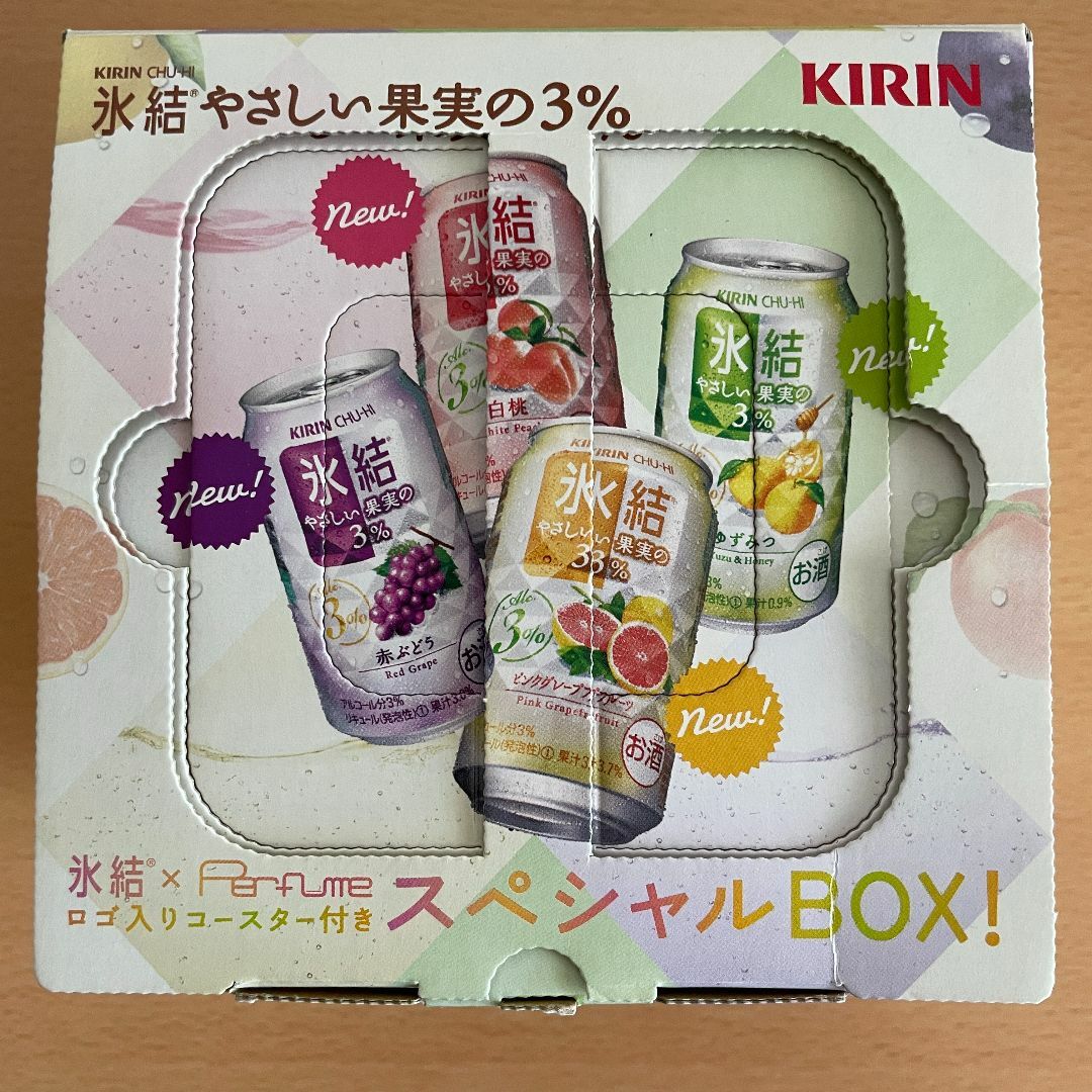 【マニア向け/匿名配送】キリン 氷結×Perfume スペシャルBOX エンタメ/ホビーのタレントグッズ(ミュージシャン)の商品写真