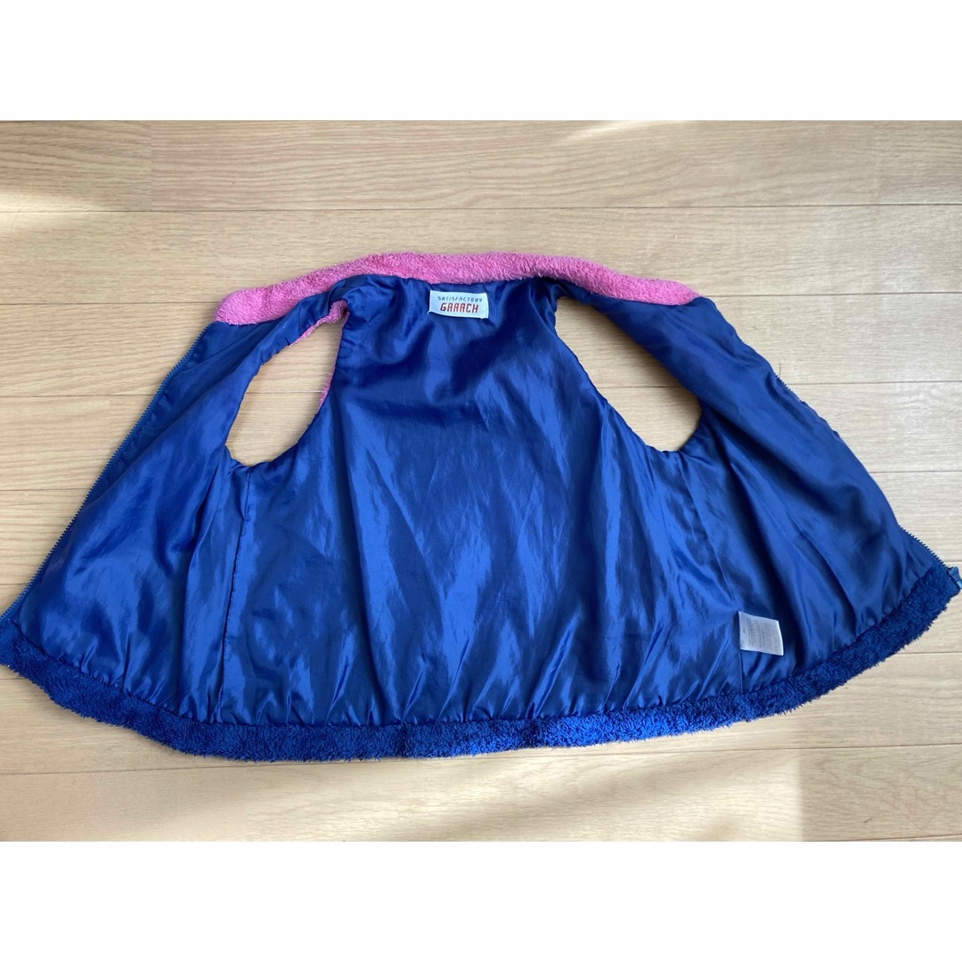 【90 ベスト】もこもこパンダベスト キッズ/ベビー/マタニティのキッズ服女の子用(90cm~)(ジャケット/上着)の商品写真