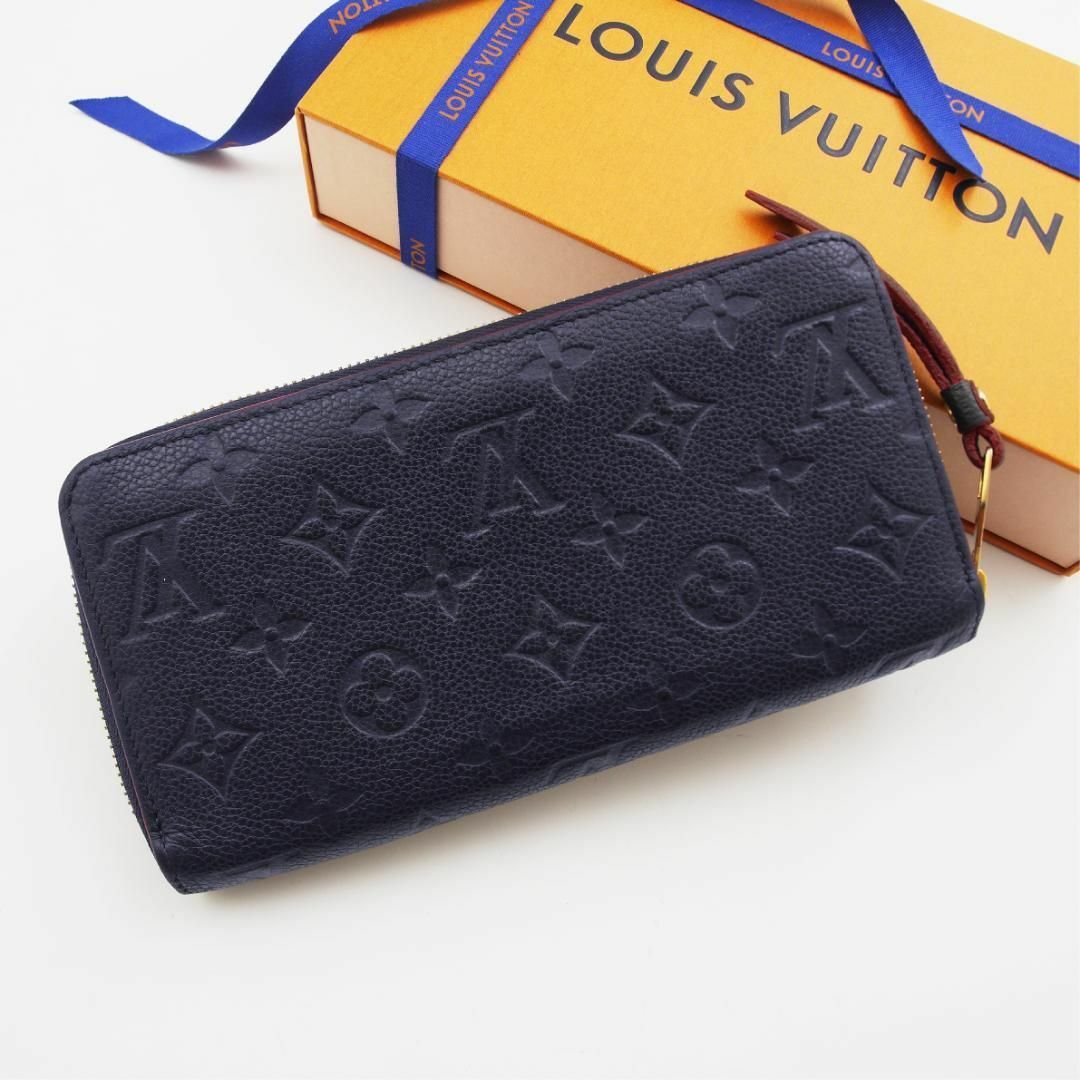 LOUIS VUITTON(ルイヴィトン)の極美品✨ ルイヴィトン モノグラム アンプラント ジッピーウォレット ネイビー メンズのファッション小物(長財布)の商品写真