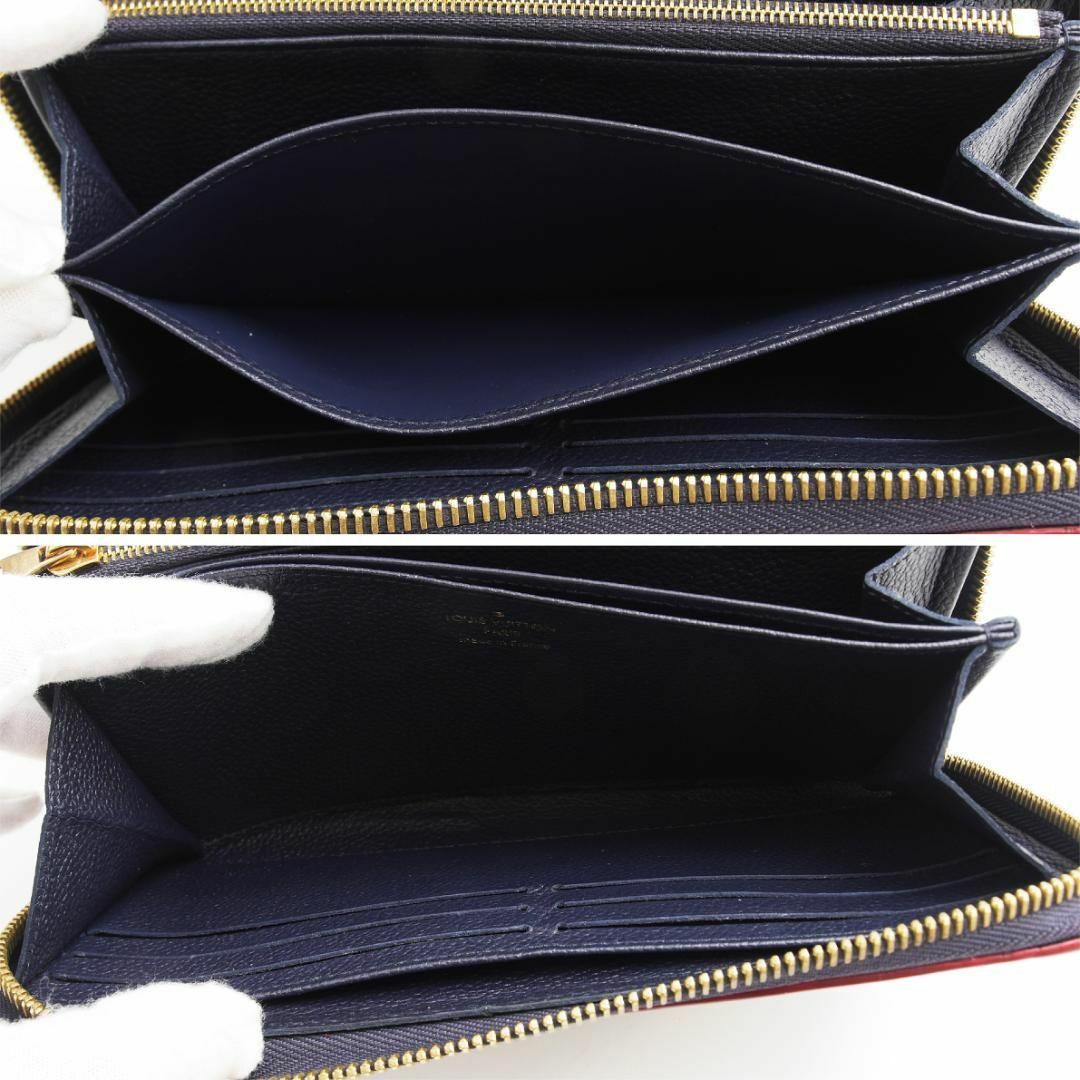 LOUIS VUITTON(ルイヴィトン)の極美品✨ ルイヴィトン モノグラム アンプラント ジッピーウォレット ネイビー メンズのファッション小物(長財布)の商品写真
