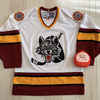 リーボック(Reebok)のChicago Wolves AHL ホッケージャージ ホワイト ホーム M(ジャージ)