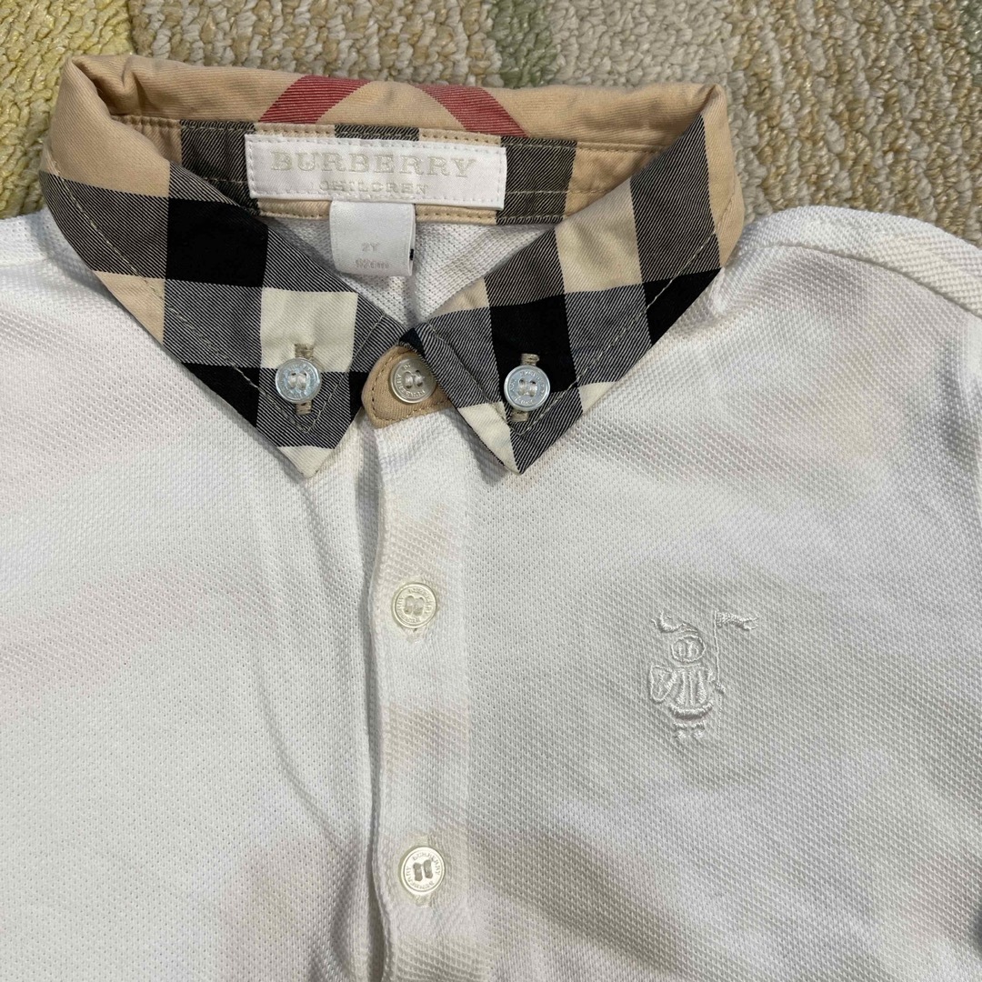 BURBERRY(バーバリー)の【Burberry】ポロシャツ【2歳】 キッズ/ベビー/マタニティのキッズ服男の子用(90cm~)(Tシャツ/カットソー)の商品写真